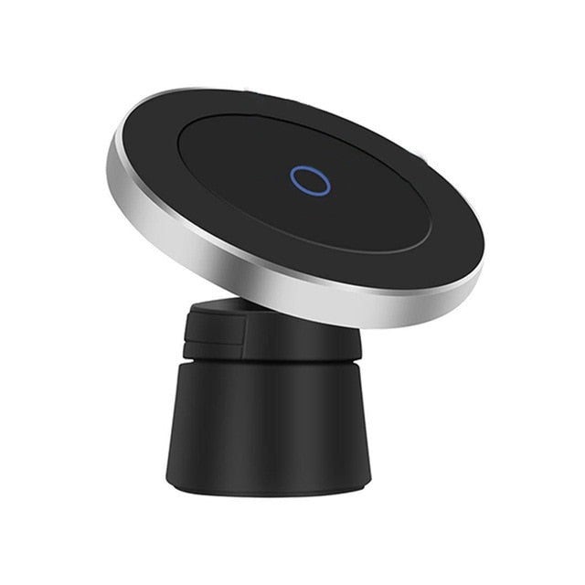 Qi Wireless Car Charger for iPhone Xs/XsMax/Xr/8plus Magnetic Phone Holder 10W Fast Car Wireless Charger for Samsung S9 S8 Note9