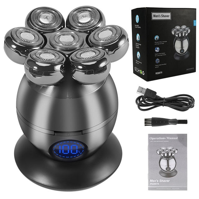 Ηλεκτρική ξυριστική μηχανή Wet Dry Kit ανδρικής περιποίησης