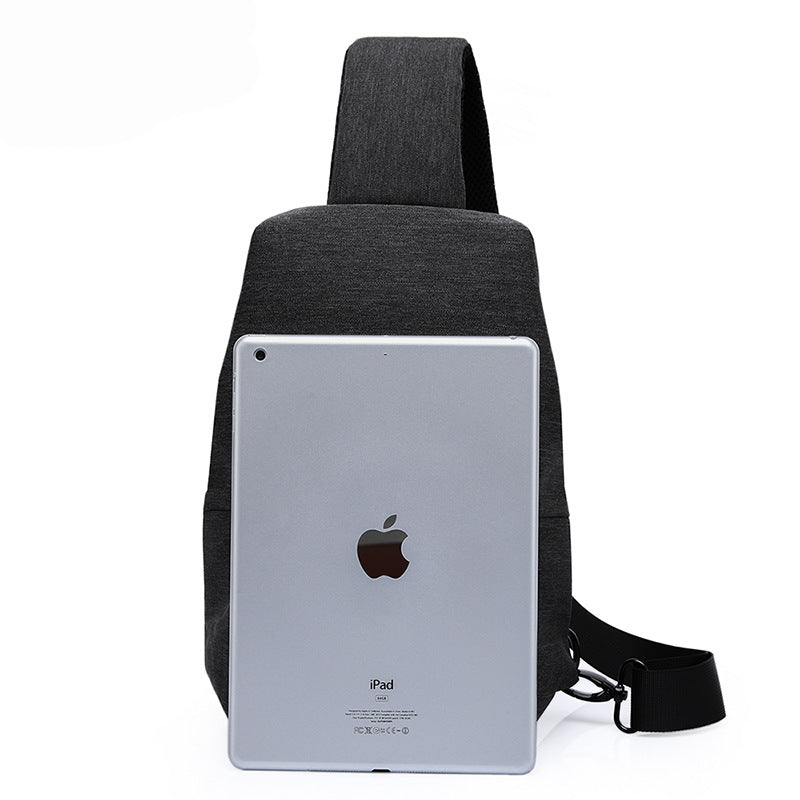 Men's New Korean Style Chest Bag Versatile Fashion Shoulder Bag Outdoor Casual Shoulder Messenger Bag Chest bag