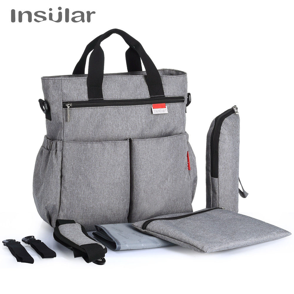 Insular Mummy Diaper Bag Large Nursing Bag Travel Backpack Designer Stroller Baby Bag Baby Care Nappy Backpack Maternity bolsa