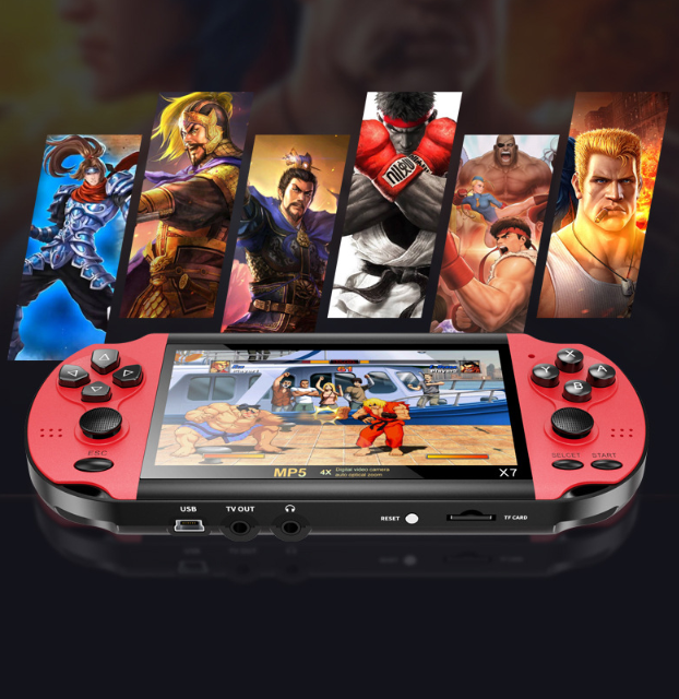 Retro game console dual rocker