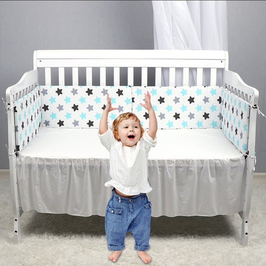 Baby Bed Thicken Bumper One-piece Crib Around Cushion - KoukouSmart