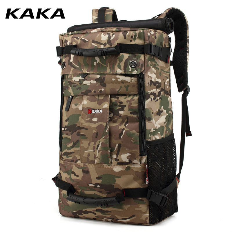 New Waterproof Middle School Student Schoolbag Men's Travel Outdoor Backpack Mountaineering Anti-Theft Shoulder Computer Bag With Lock