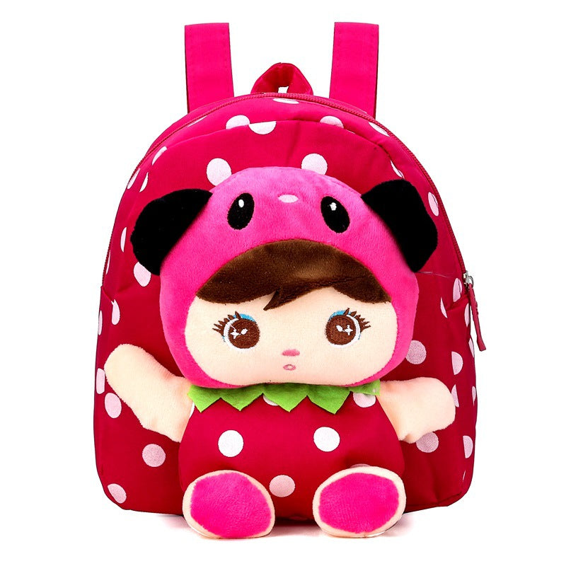 Boys And Girls Cartoon Cute Canvas Doll Backpack - KoukouSmart