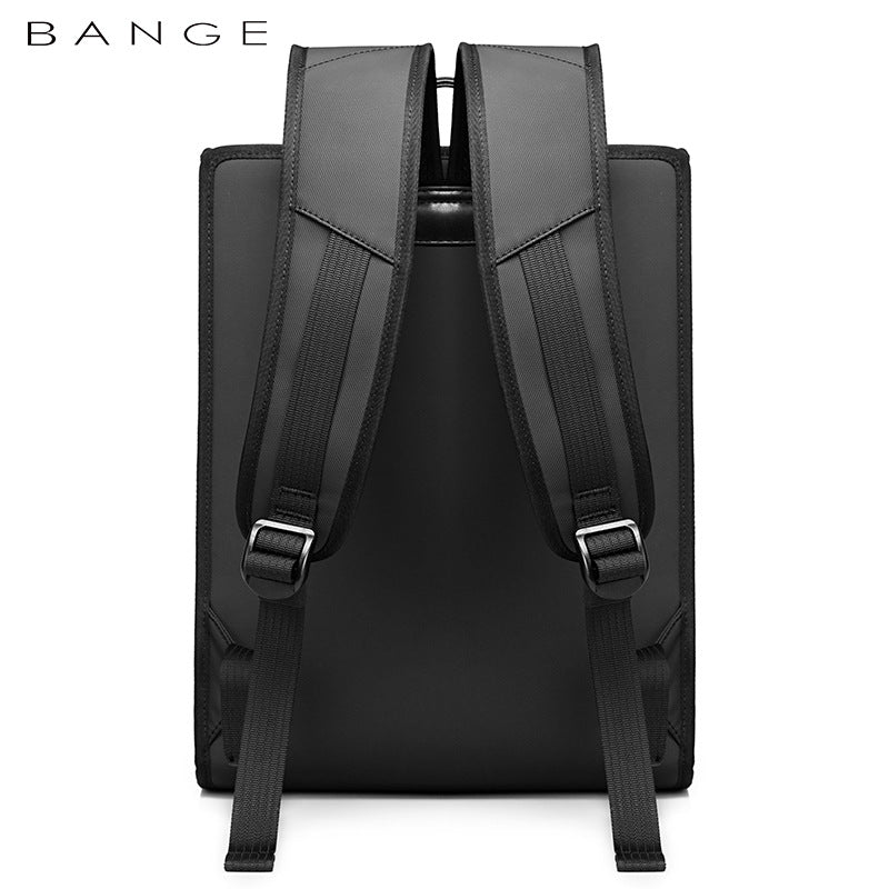 BANGE New Men's Backpack Business Computer Backpack College Student Waterproof Casual Schoolbag Backpack