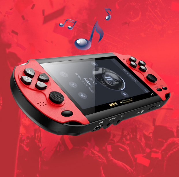 Retro game console dual rocker