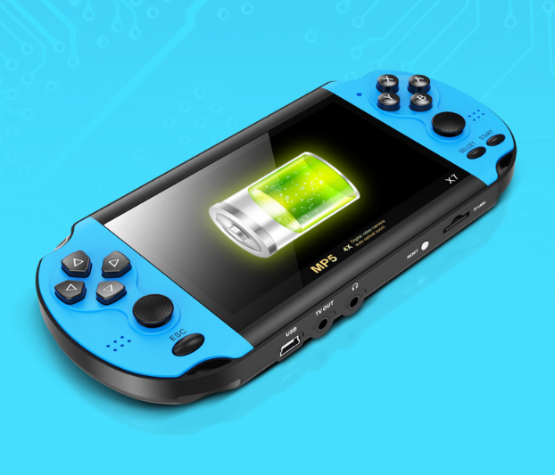 Retro game console dual rocker