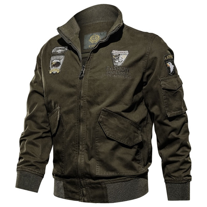 Spring and Autumn Men's Jacket Air Force No. 1 Worker's Jacket Men's Wear