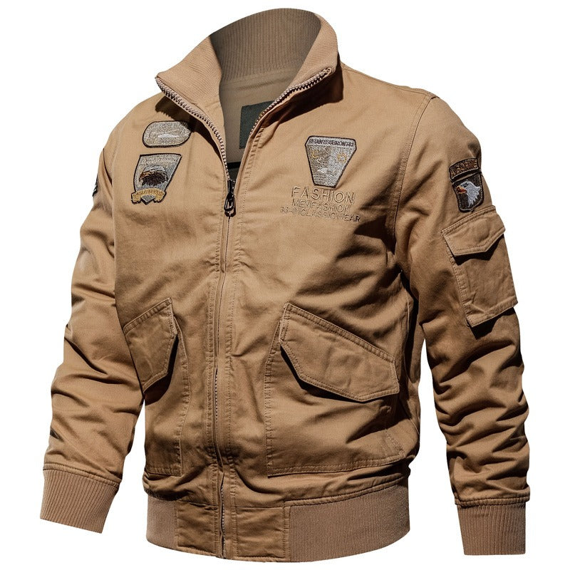 Spring and Autumn Men's Jacket Air Force No. 1 Worker's Jacket Men's Wear