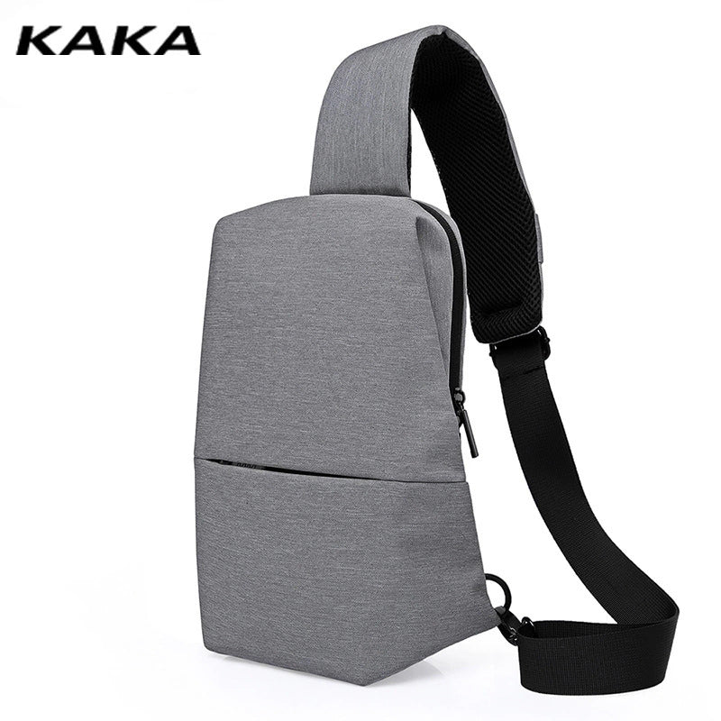 Men's New Korean Style Chest Bag Versatile Fashion Shoulder Bag Outdoor Casual Shoulder Messenger Bag Chest bag
