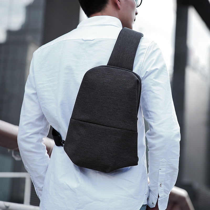 Men's New Korean Style Chest Bag Versatile Fashion Shoulder Bag Outdoor Casual Shoulder Messenger Bag Chest bag