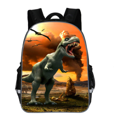 Dinosaur Children's Schoolbags Shoulder 3D Kindergarten Taipan Backpack Pupils 1-6 Years Boys 2-12 Years Ultralight - KoukouSmart