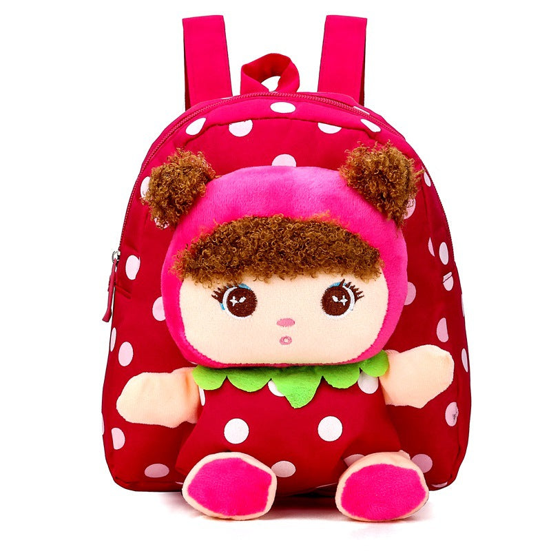 Boys And Girls Cartoon Cute Canvas Doll Backpack - KoukouSmart