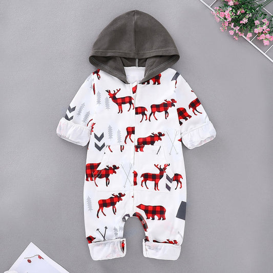 new born baby clothes baby boy romper winter clothes costume romper onesie disfraz bebe hallowe Christmas Santa Cartoon 6-24m