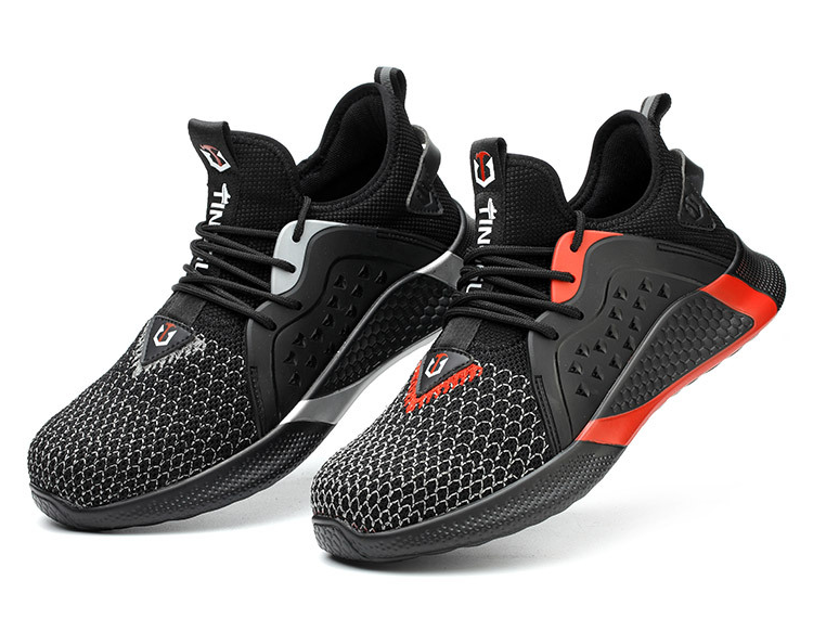 Summer Breathable Protective Shoes Men's Anti-smashing Anti-piercing and Stiff Safety Shoes