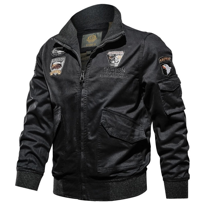 Spring and Autumn Men's Jacket Air Force No. 1 Worker's Jacket Men's Wear