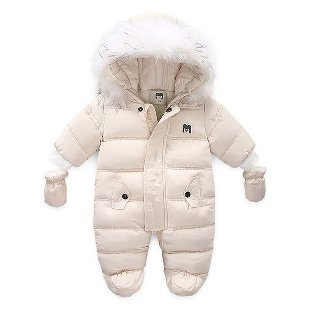 Winter Children Clothing Set Baby Boy Girl Clothes Warm Down Jacket Coat Jumpsuit Snowsuit Kids Parka Real Fur Overalls Overcoat