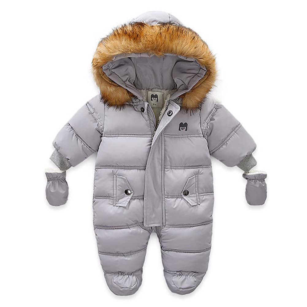 Winter Children Clothing Set Baby Boy Girl Clothes Warm Down Jacket Coat Jumpsuit Snowsuit Kids Parka Real Fur Overalls Overcoat