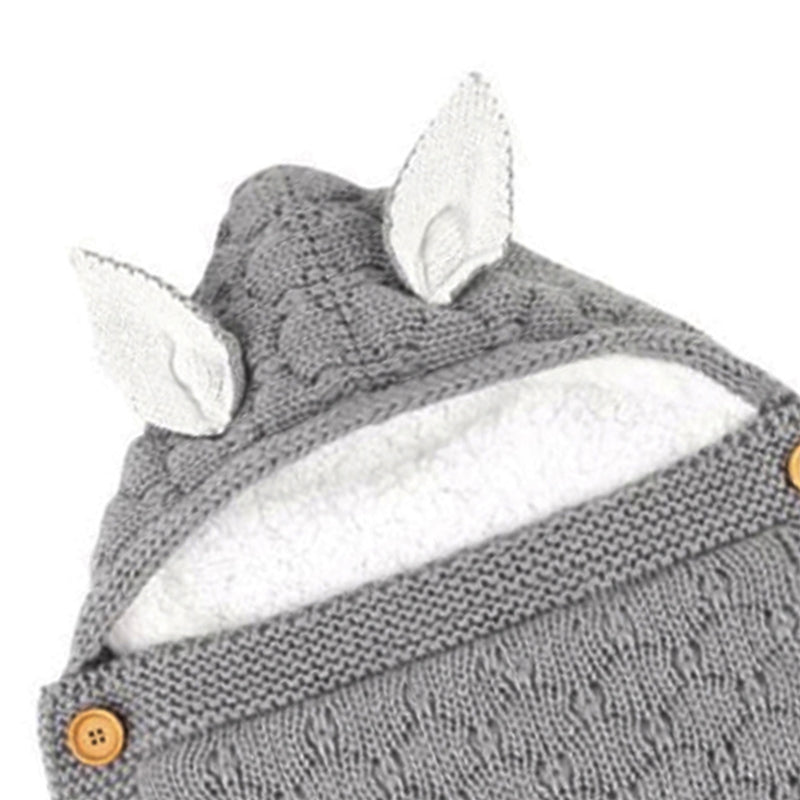Baby Sleep Bag Newborn Sleepsack Warm Knitted Stroller Sleep Sack Toddler Knit Swaddling Blanket  for 1-12Months