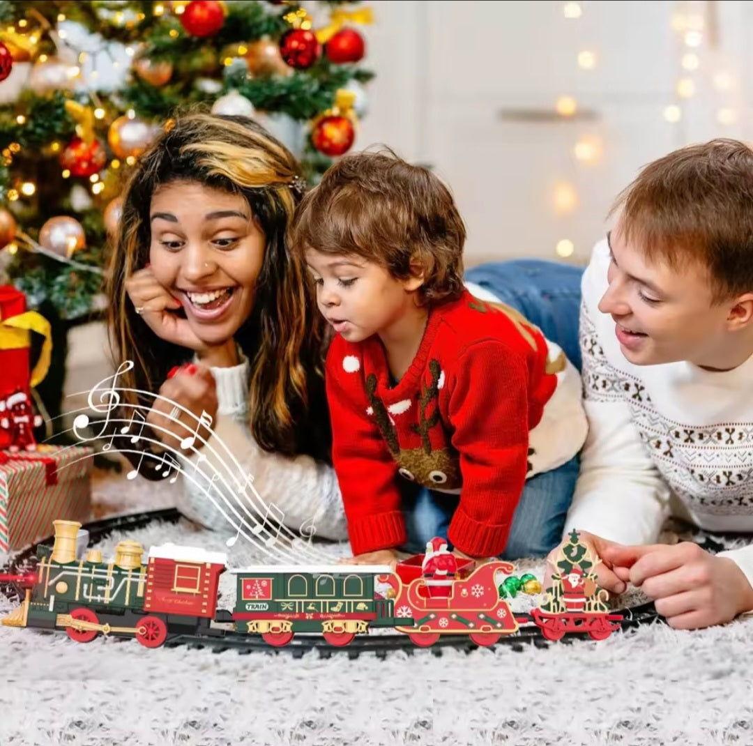 Christmas train tree
