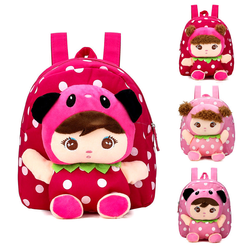 Boys And Girls Cartoon Cute Canvas Doll Backpack - KoukouSmart