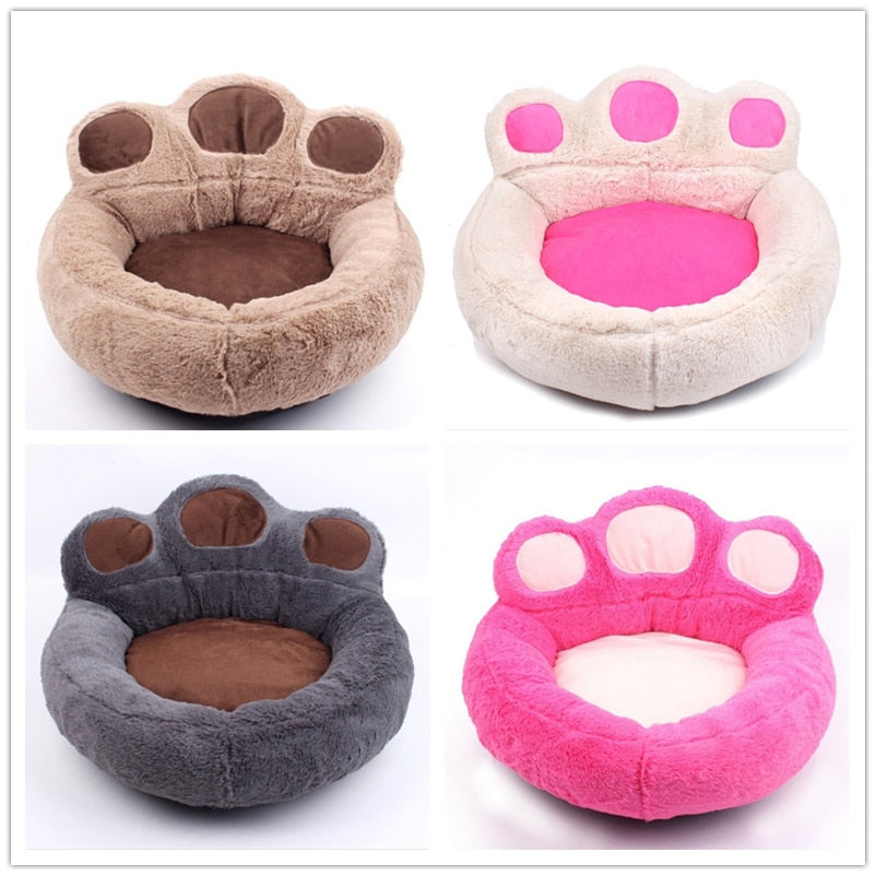 Paw Shape Washable Sleeping Dog Bed - KoukouSmart