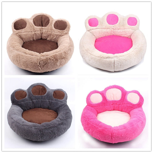 Paw Shape Washable Sleeping Dog Bed - KoukouSmart