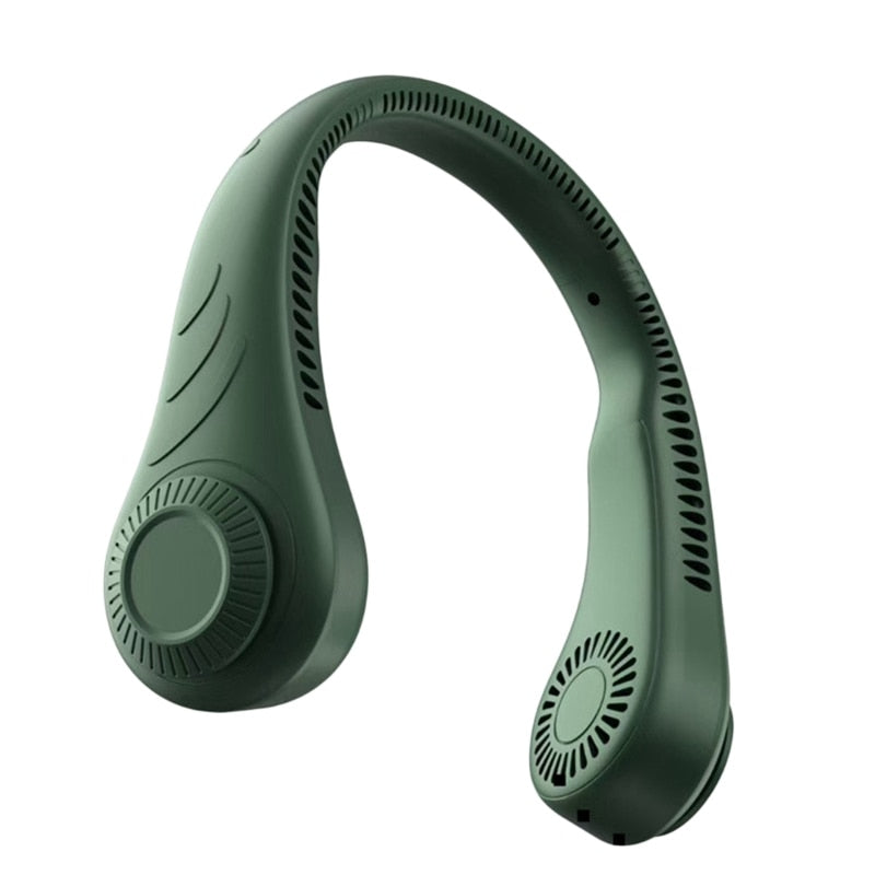 Xiaomi Hanging Neck Fan Portable Cooling Fan USB Leafless 360 Degree Neckband Fan 78 Surround Air Outlets 4000Mah Rechargeable - KoukouSmart