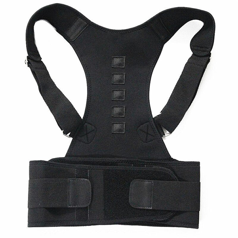 Magnetic therapy posture corrector brace supporter shoulder back support belt menwomen braces and support belt shoulder posture - KoukouSmart