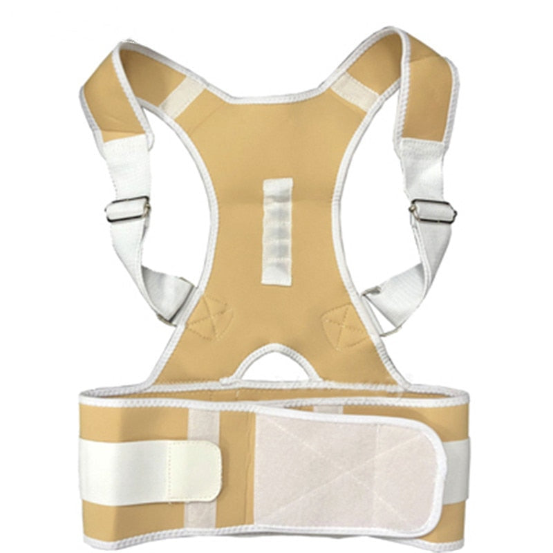 Magnetic therapy posture corrector brace supporter shoulder back support belt menwomen braces and support belt shoulder posture - KoukouSmart