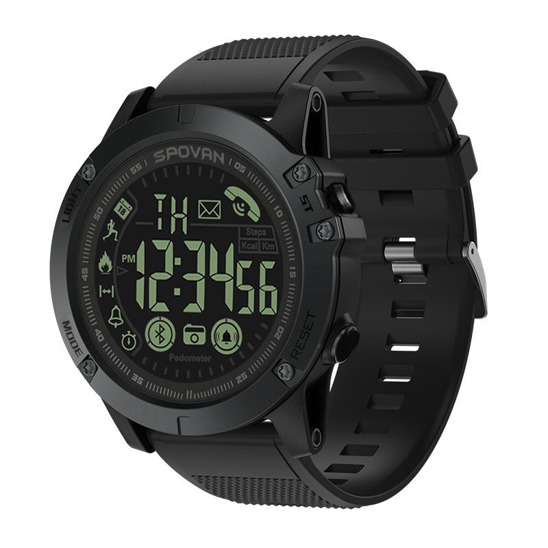 Cross-border explosion model PR1 smart watch running waterproof step meter outdoor sports Bluetooth multi-function electronic watch male