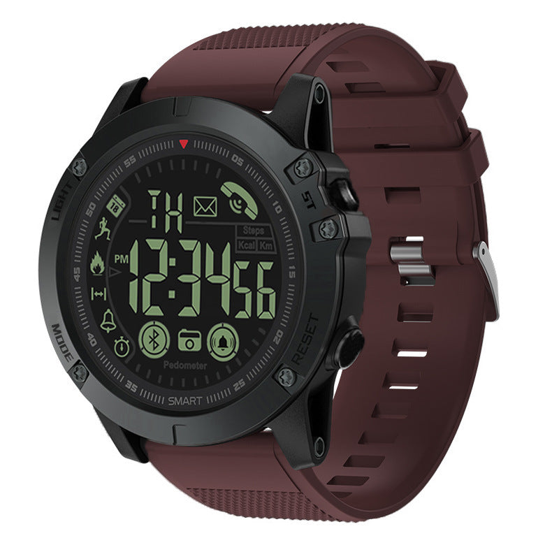 Cross-border explosion model PR1 smart watch running waterproof step meter outdoor sports Bluetooth multi-function electronic watch male