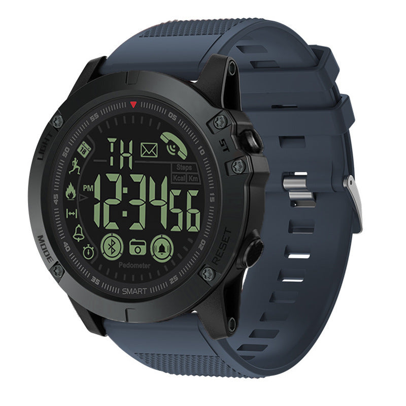 Cross-border explosion model PR1 smart watch running waterproof step meter outdoor sports Bluetooth multi-function electronic watch male