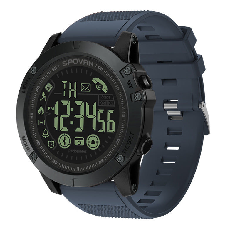Cross-border explosion model PR1 smart watch running waterproof step meter outdoor sports Bluetooth multi-function electronic watch male