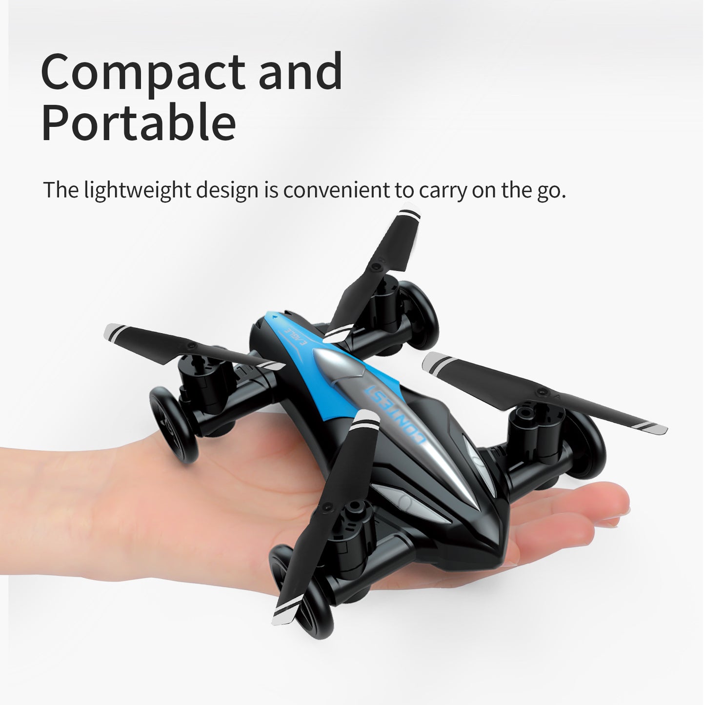 Cross-border remote control drone toy stunt landing air dual-use four-axis aircraft - KoukouSmart