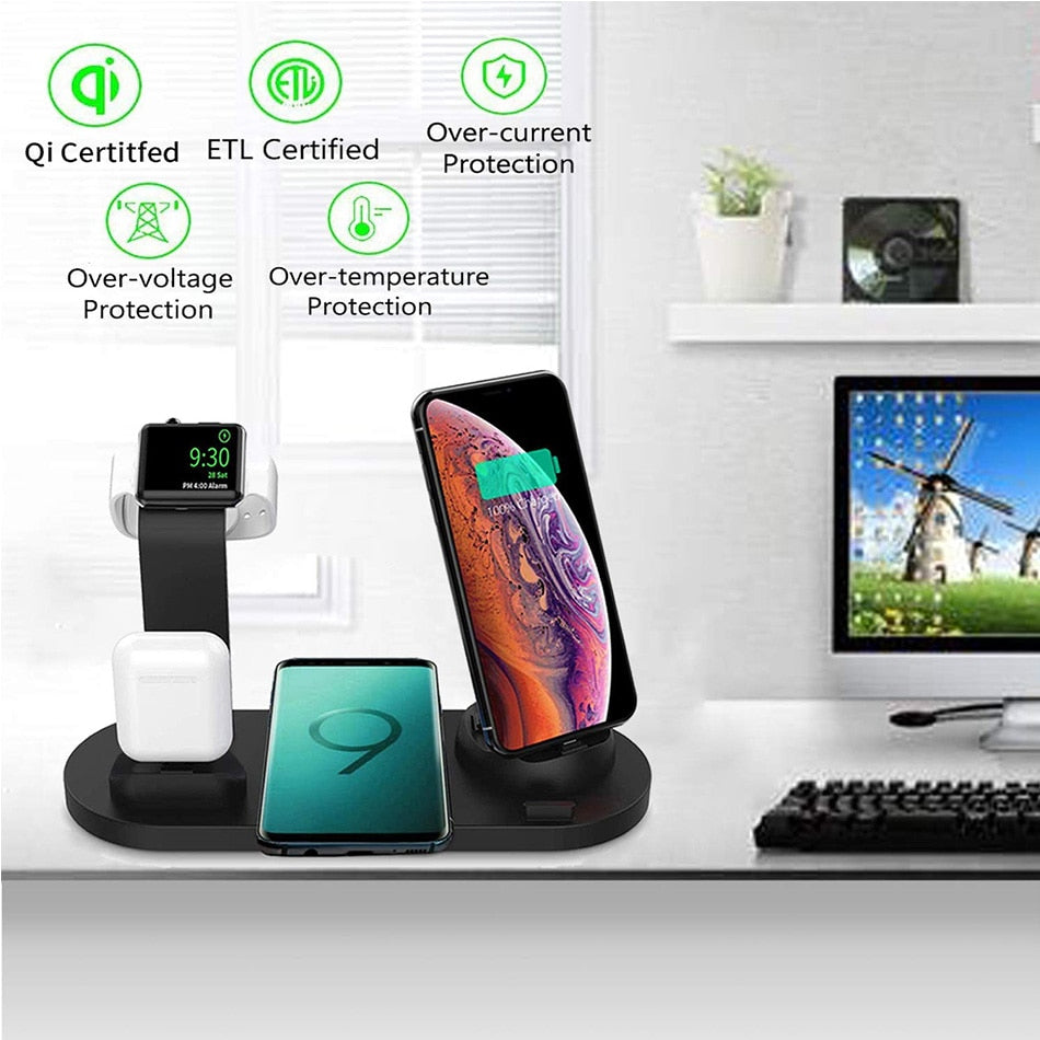 7 in 1 Wireless Charger with Stand - KoukouSmart