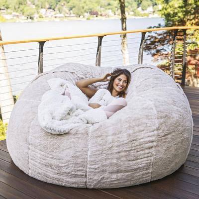 Oversized Large Comfy Bean Bag Sleeping Chair Cover - KoukouSmart