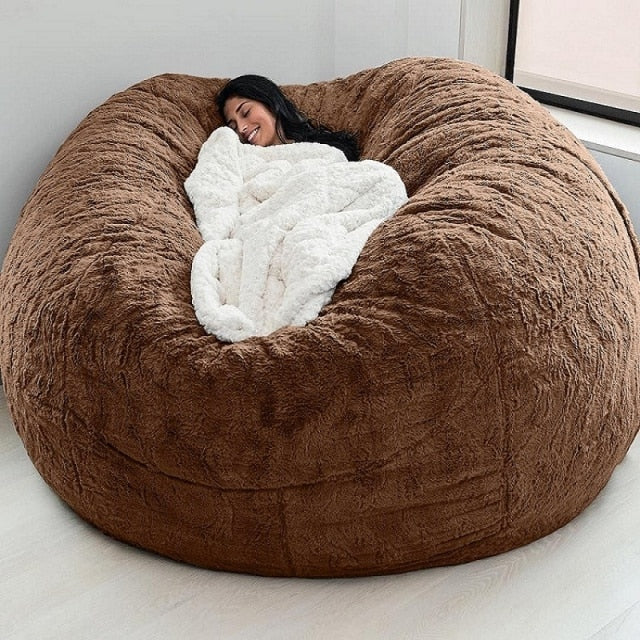 Oversized Large Comfy Bean Bag Sleeping Chair Cover - KoukouSmart