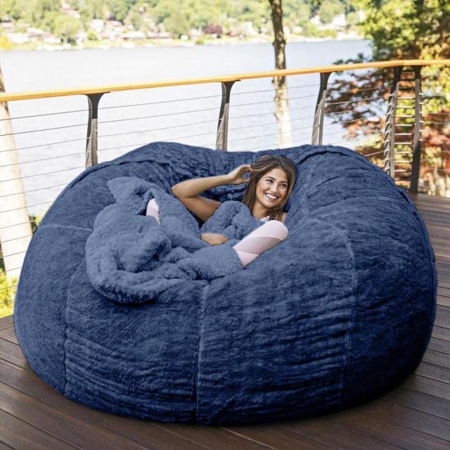 Oversized Large Comfy Bean Bag Sleeping Chair Cover - KoukouSmart